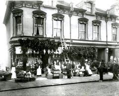 This-shop-stood-on-the-corner-of-Hughenden-Road-and-Mount-Pleasant-Road.-1900.